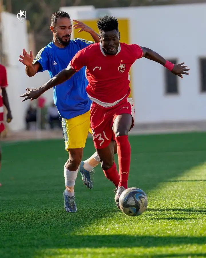 جانب من المباراة