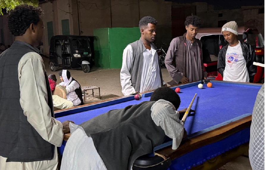 نشاط الشباب السوداني في ليالي رمضان